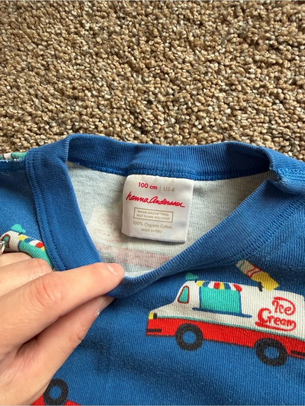 HANNA ANDERSSON Ice Cream Truck Short Sleeve & Shorts Pajama Set